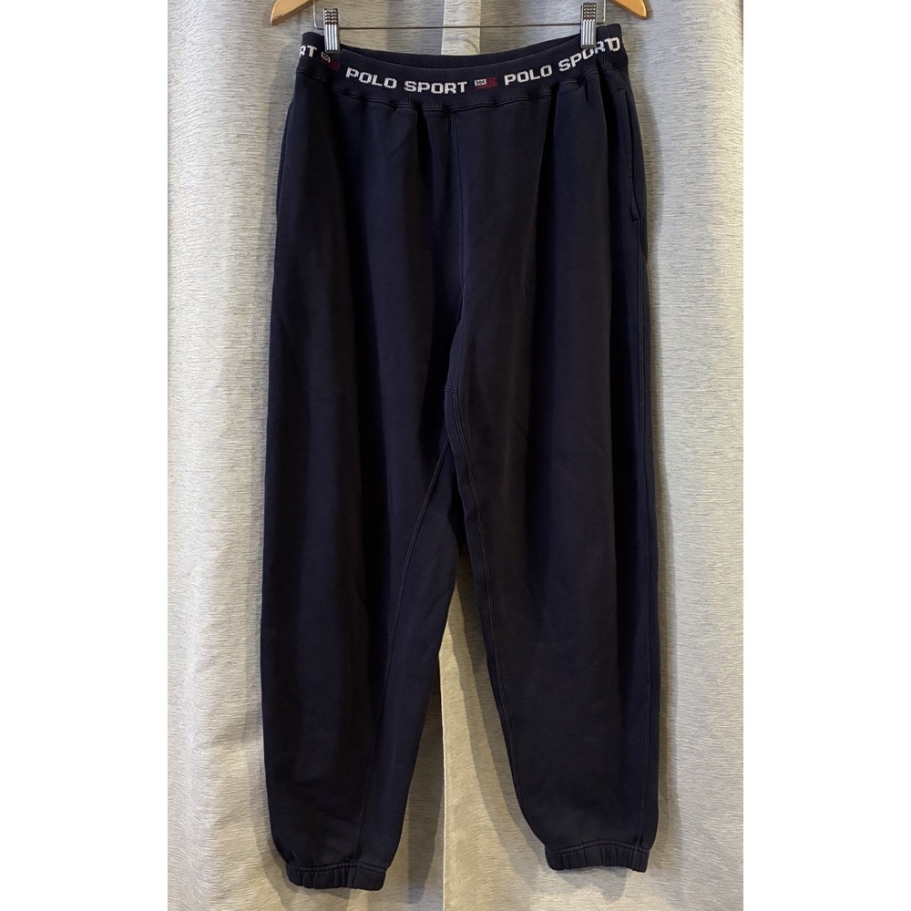 VINTAGE Ralph Lauren Polo Sport Sweatpants Mens Medium BLUE